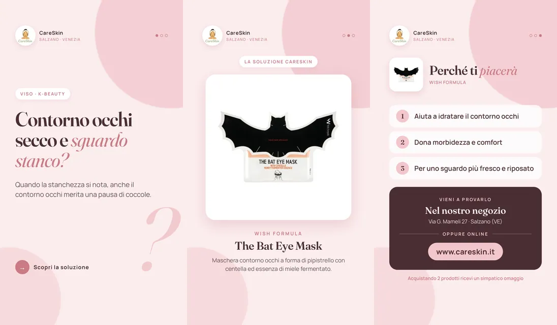 Le 3 storie di Wish Formula The Bat Eye Mask