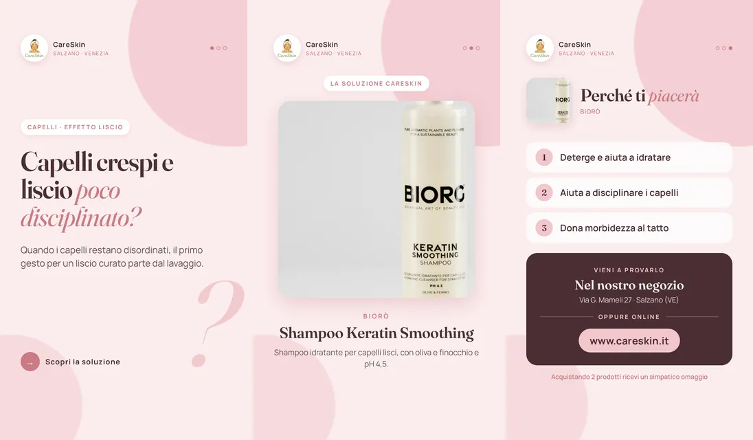 Le 3 storie di Biorò Shampoo Keratin Smoothing