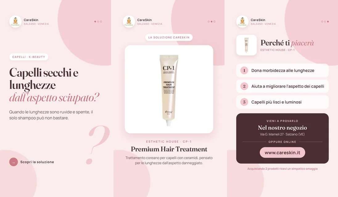 Le 3 storie di Esthetic House · CP-1 Premium Hair Treatment