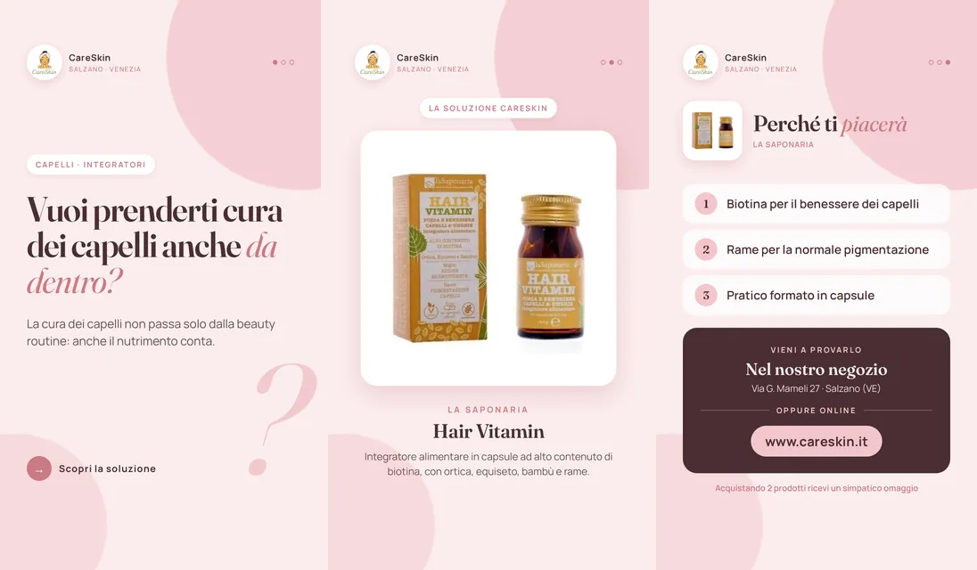 Le 3 storie di La Saponaria Hair Vitamin