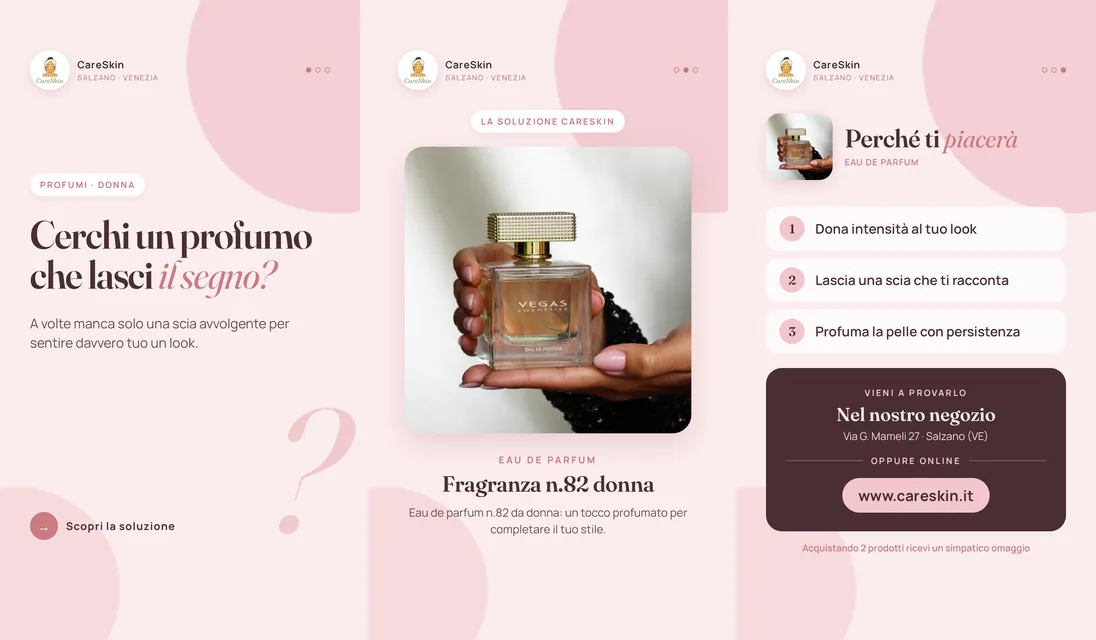 Le 3 storie di Eau de parfum Fragranza n.82 donna