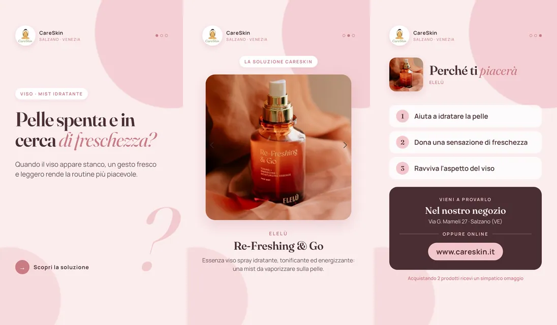 Le 3 storie di Elelù Re-Freshing & Go