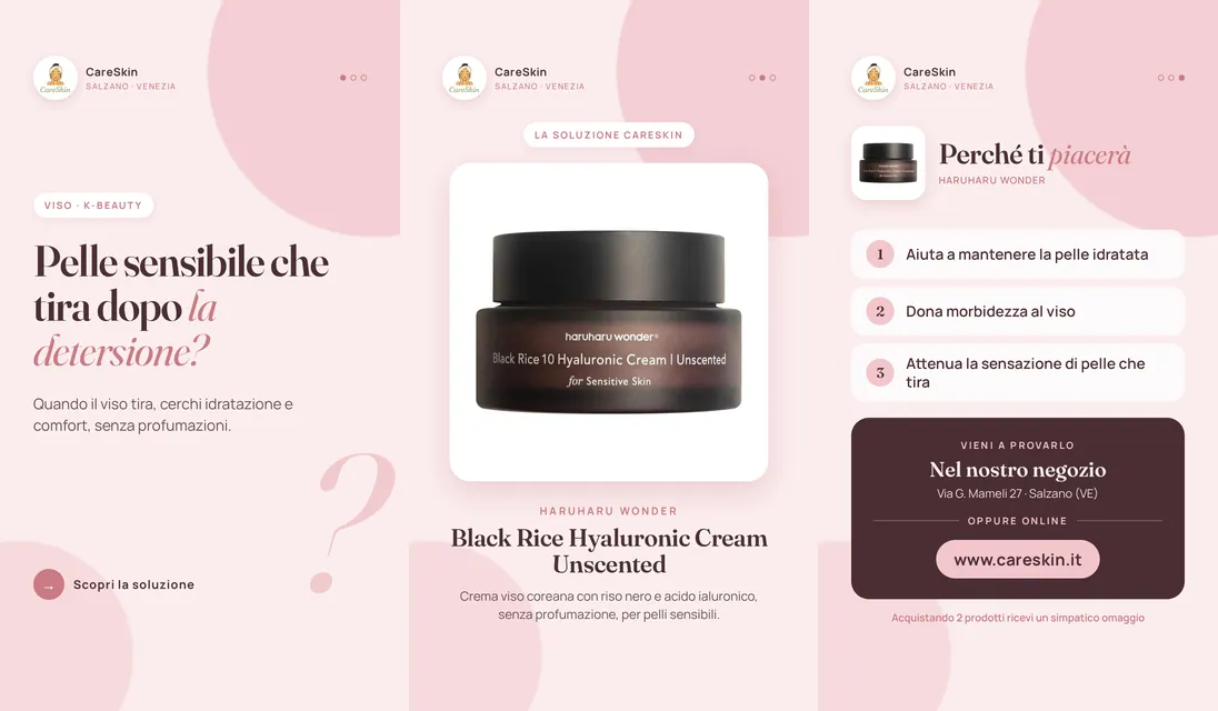 Le 3 storie di Haruharu Wonder Black Rice Hyaluronic Cream Unscented