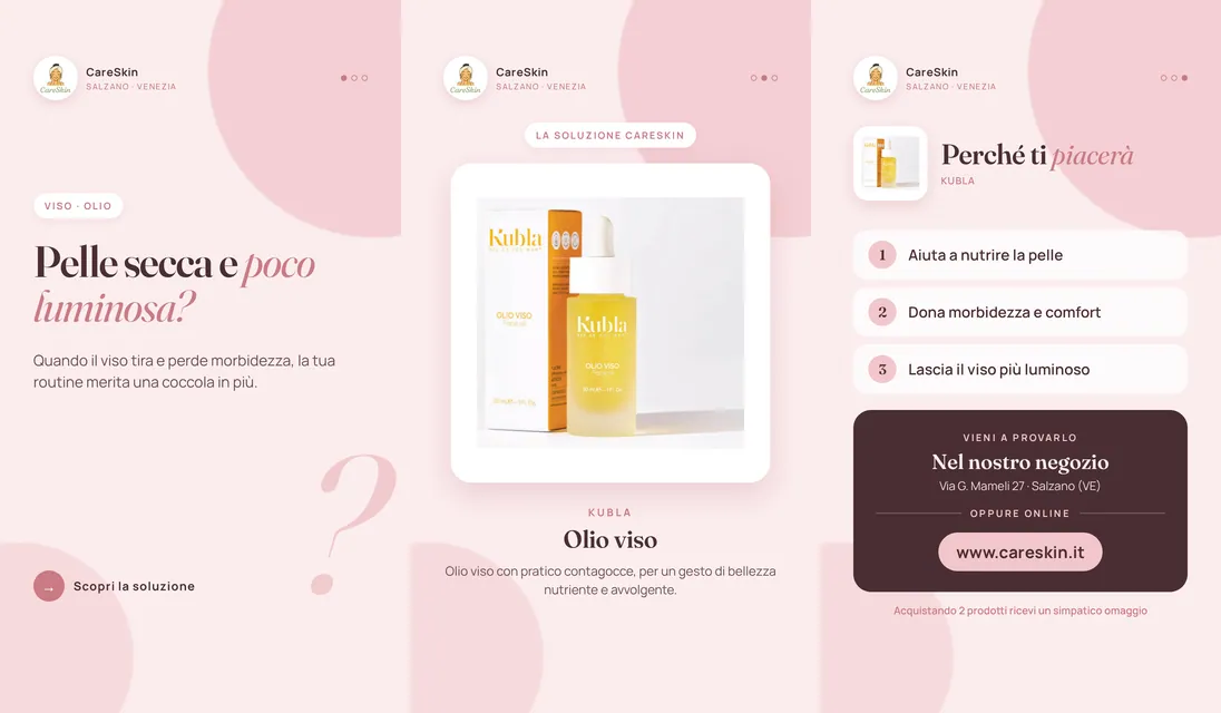 Le 3 storie di Kubla Olio viso