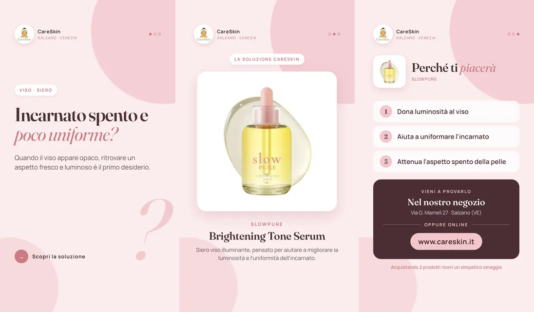 Le 3 storie di Slowpure Brightening Tone Serum