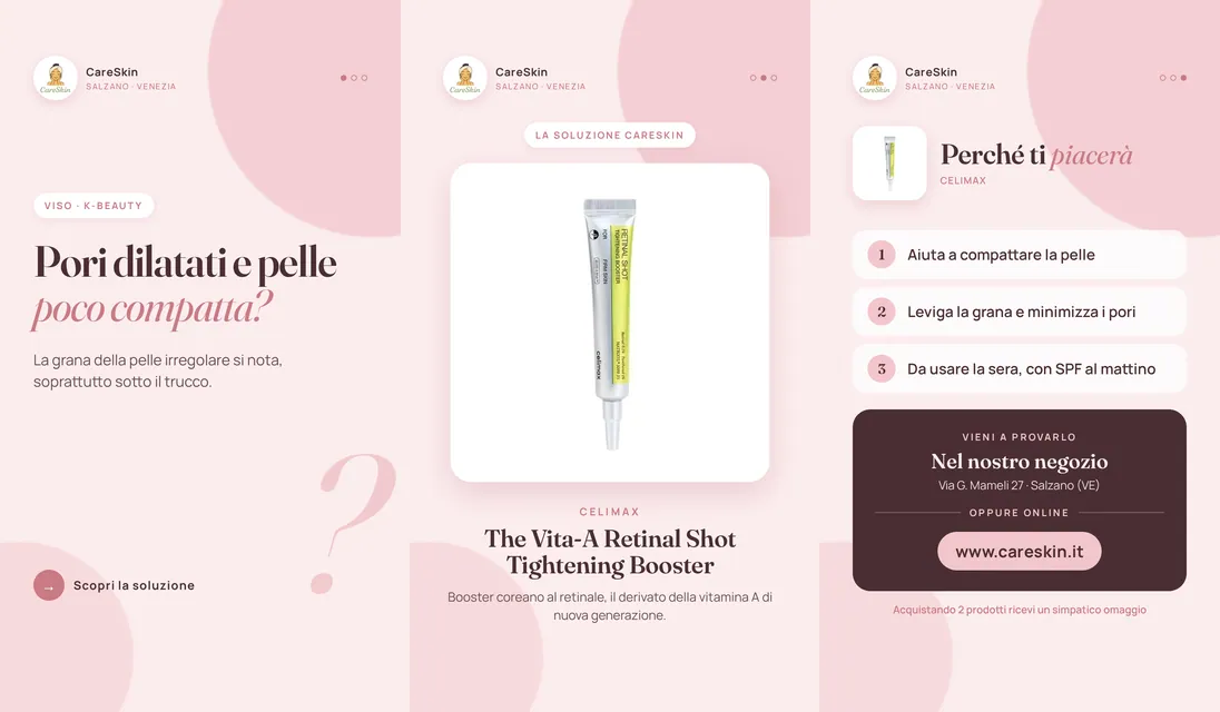 Le 3 storie di Celimax The Vita-A Retinal Shot Tightening Booster