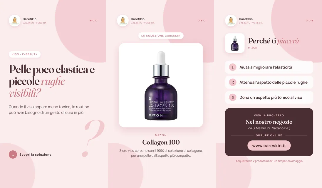 Le 3 storie di Mizon Collagen 100