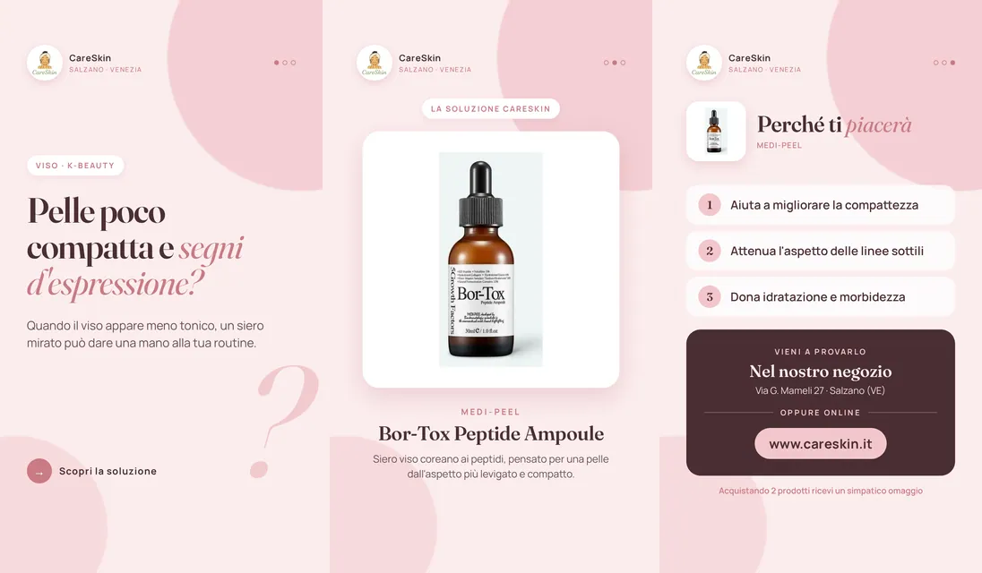 Le 3 storie di Medi-Peel Bor-Tox Peptide Ampoule