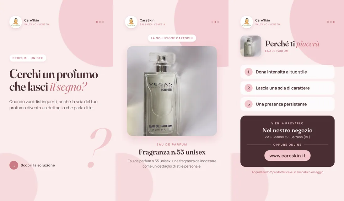 Le 3 storie di Eau de parfum Fragranza n.55 unisex
