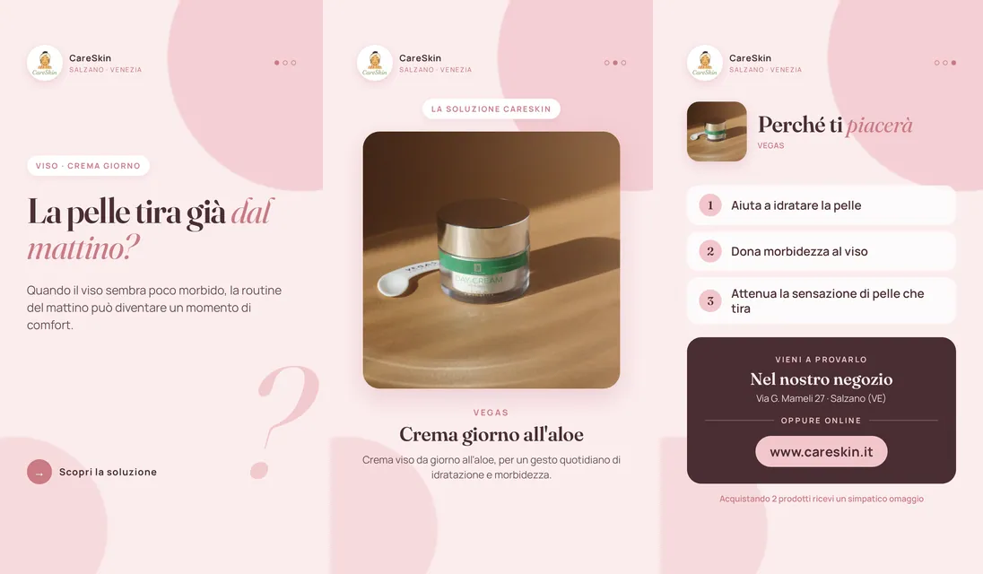 Le 3 storie di Vegas Crema giorno all'aloe