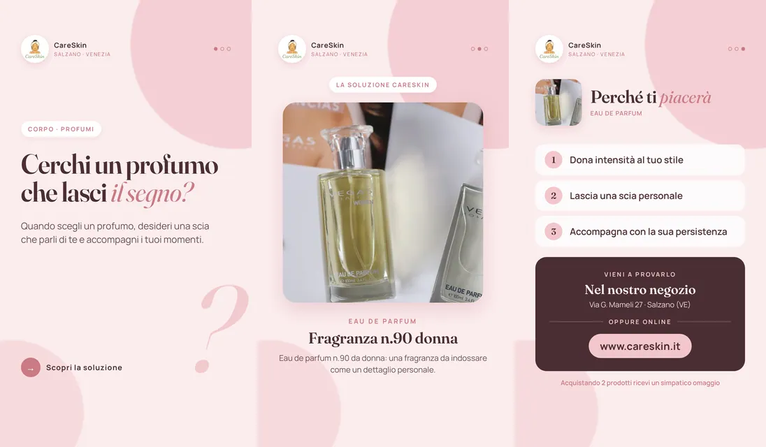 Le 3 storie di Eau de parfum Fragranza n.90 donna